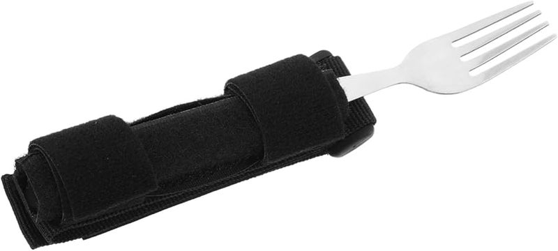 Self Feeding Fork Adaptive Utensil for Elderly Disabled Assistance Stainless Steel Size 17.5X3X3 CM - Image 1